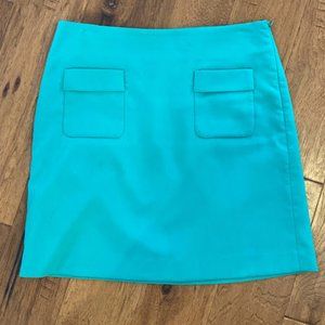Loft Kelly Green Skirt Size 4